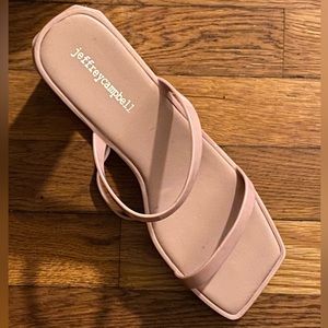 Jeffrey Campbell, Jamm3, double strap jelly, sandal Qty: 2, new